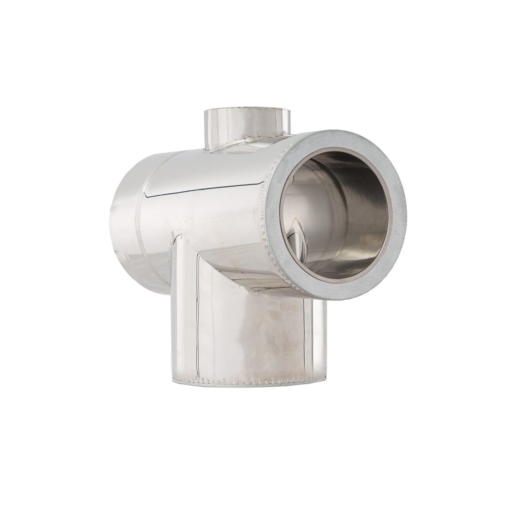 TEU CU USITA INOX DP 90* D160/220 VULCANO 0.5MM