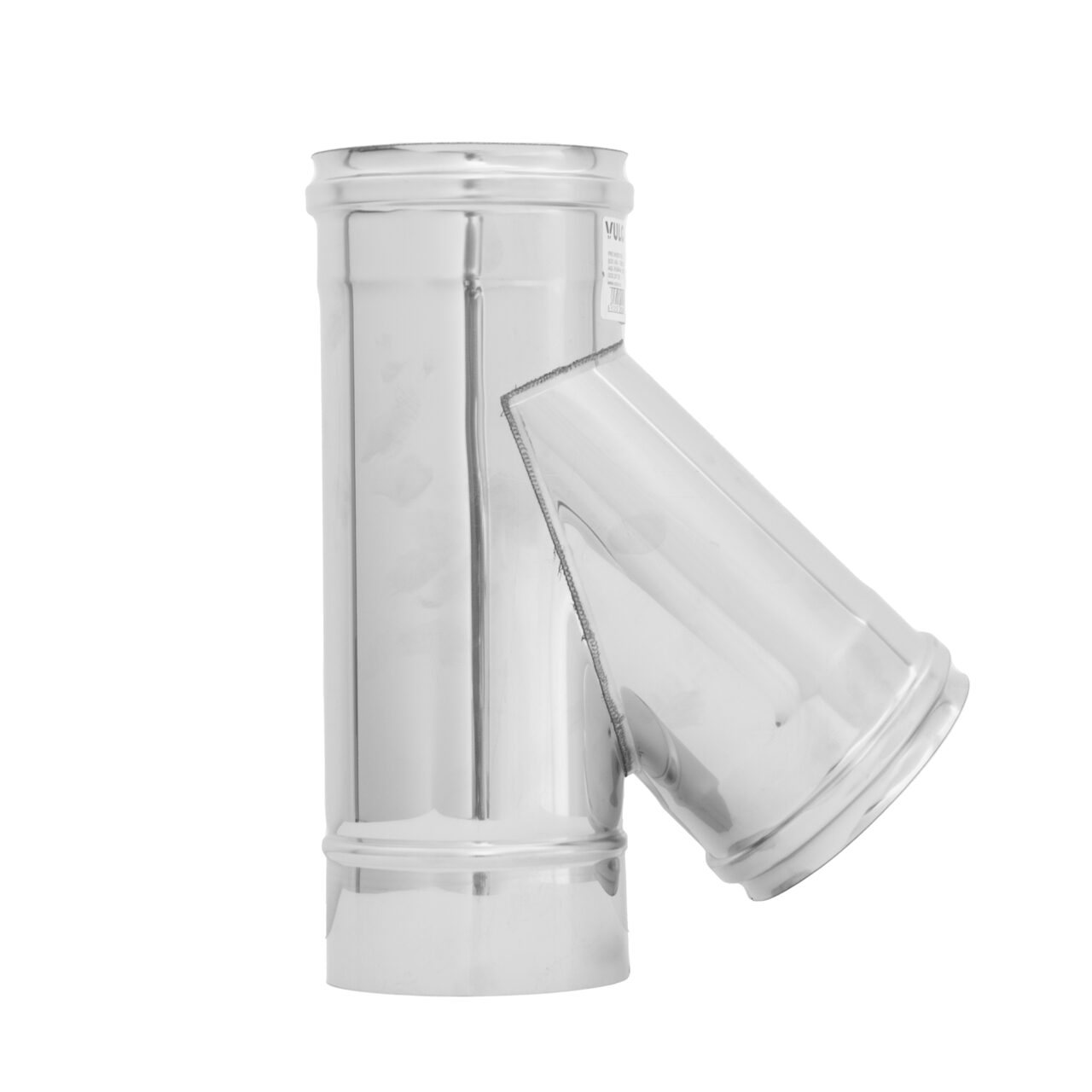TEU INOX SP 135* D130 0.5MM
