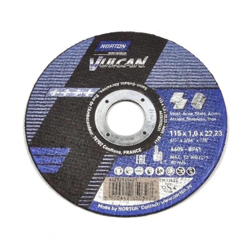 DISC OTEL NORTON 115*1.0*22.23 A60S-BF41(25)