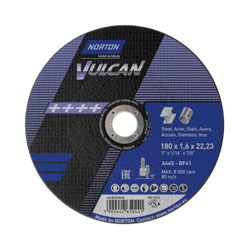 DISC OTEL NORTON 180*1.6*22.23 A46S-BF41(25)