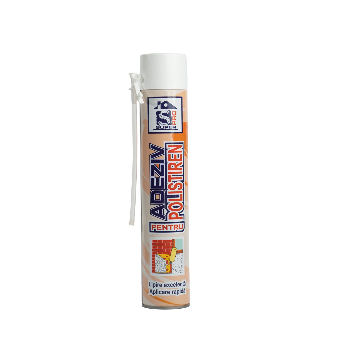 SUPER PRO ADEZIV SPUMA POLISTIREN PAI 750ML (12)