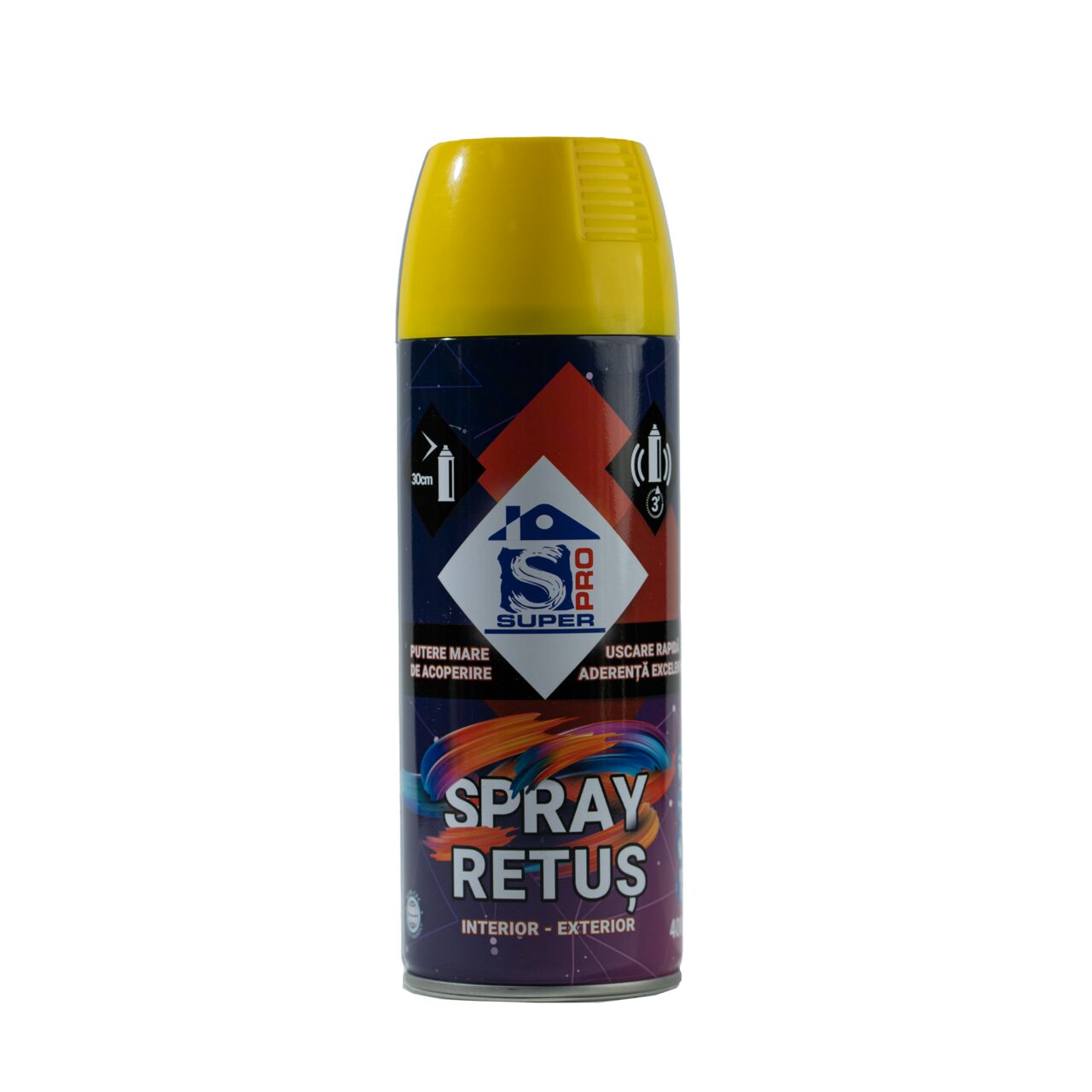 SUPER PRO SPRAY RETUS UNIV. RAL 1018 GALBEN (12)
