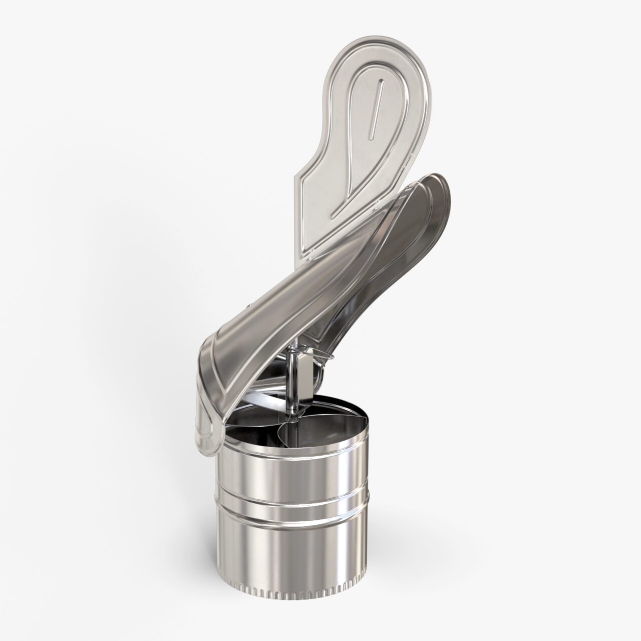 PALARIE ANTIVANT INOX D200 VULCANO 0.5MM